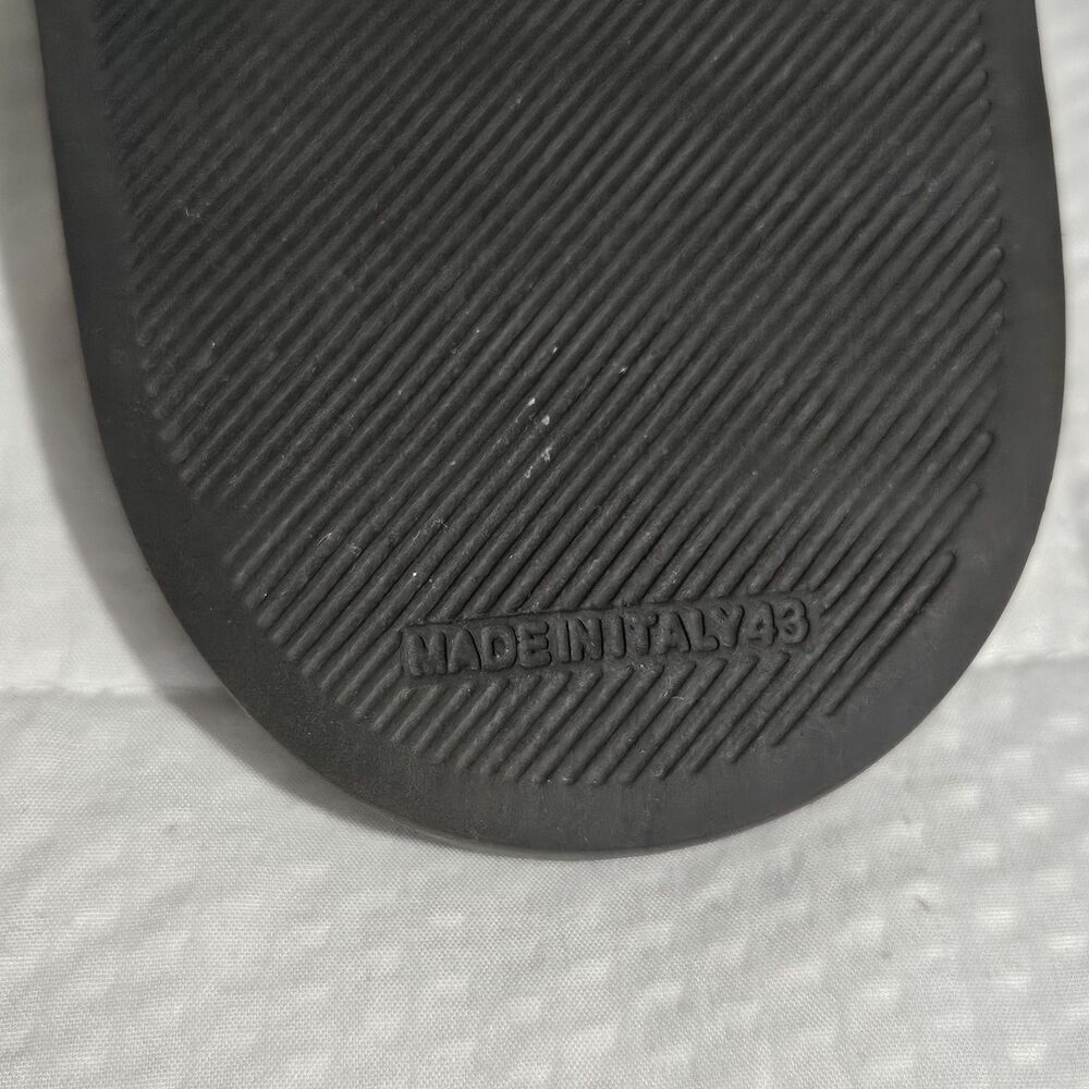 Bally Samuel O Mens Slides Black Size 43 US 10 Slip-on Pool Side Water Resistant - Picture 5 of 13